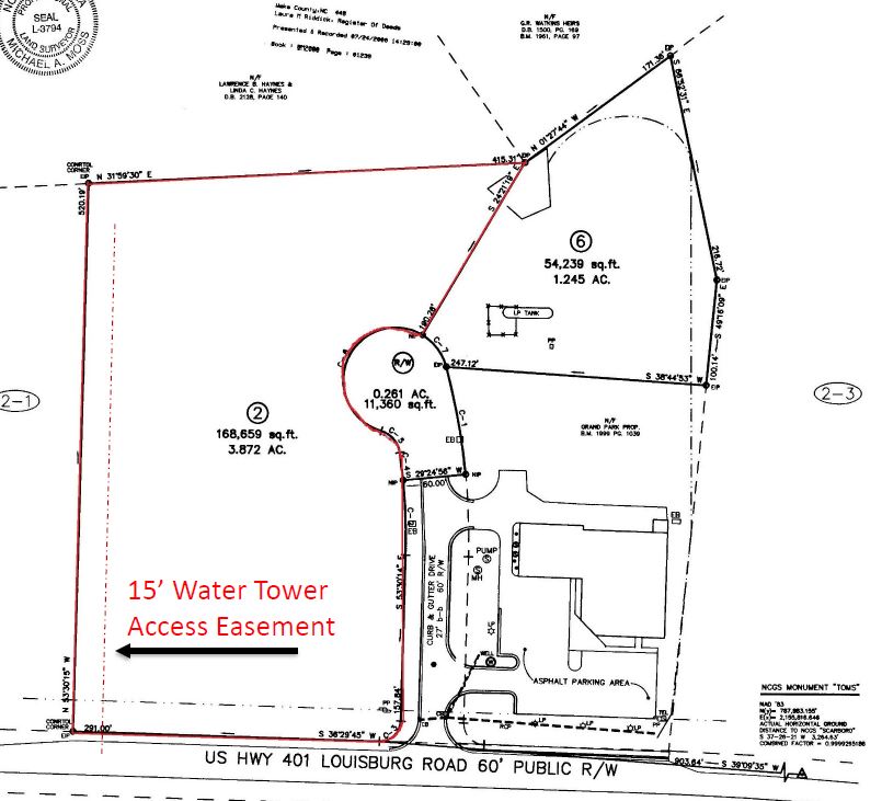 700 HWY 401 Business Rolesville, NC Rolesville, NC Lat Purser